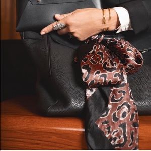 Chan Luu Silk Leopard Scarf silk